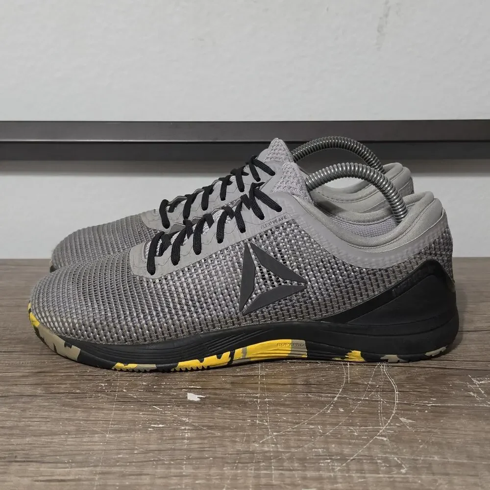 Reebok Crossfit Nano 8.0 Men's Athletic Gym Shoes Sneakers Size 8 Gray